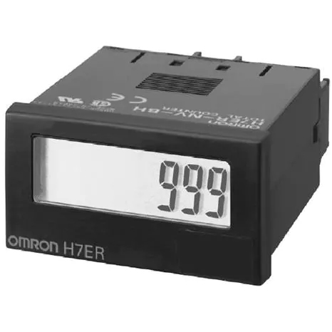 Bộ đếm tốc độ Omron H7ER-NV-BH 4 số 48x24mm (Đen)