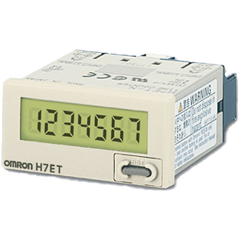 Bộ đếm thời gian Omron H7ET-N 7 số 48x24mm (Xám)