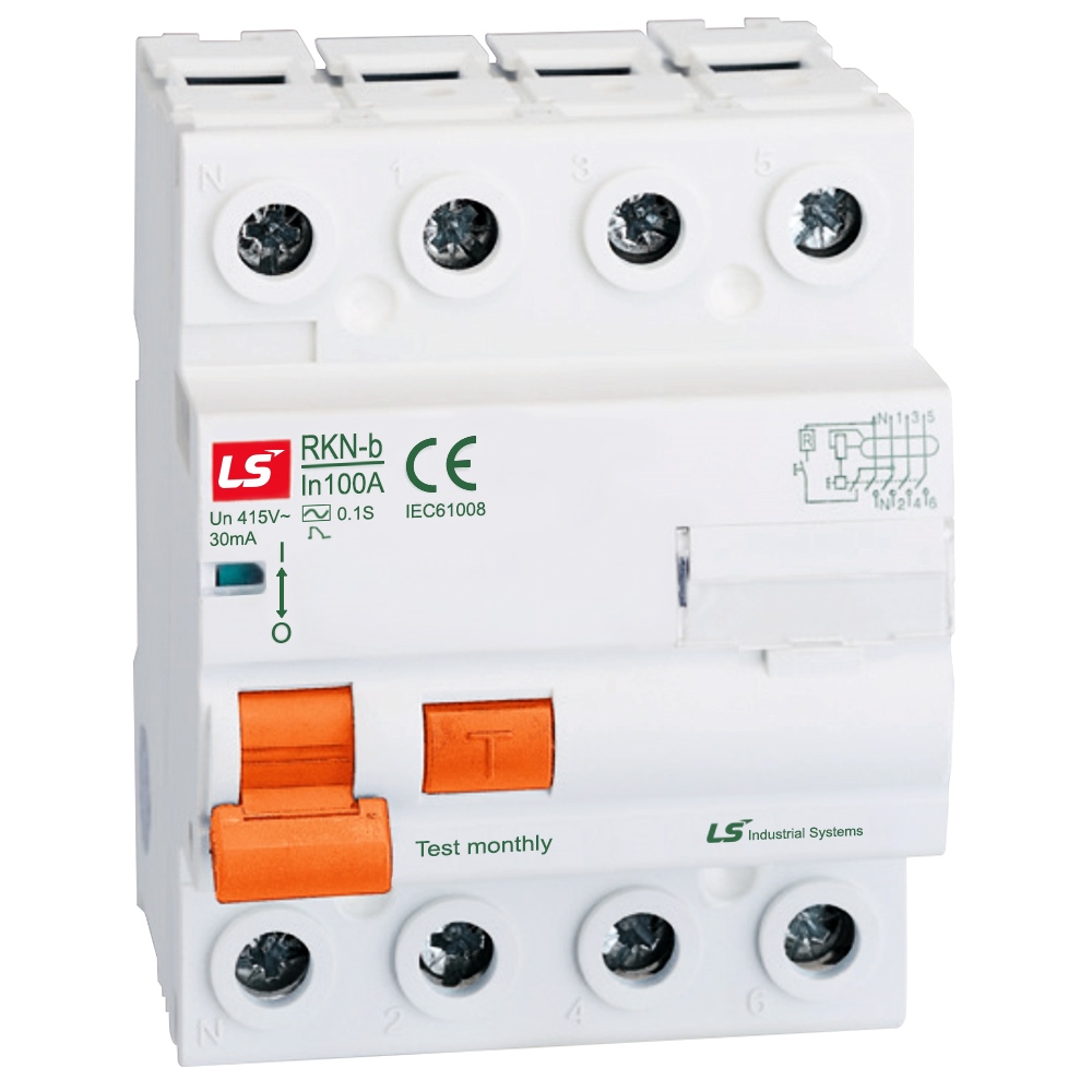 CB chống rò LS RKN-b 3P+N 100A 30mA