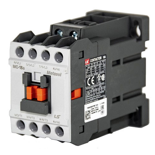 Contactor LS MC-18a 220V 18A 7.5kW 1NO