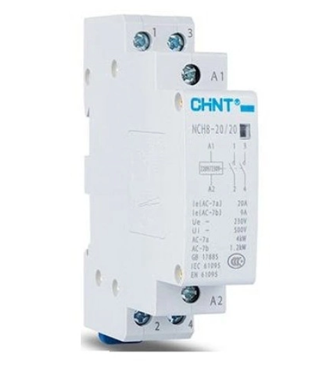 Khởi động từ 1 Pha Chint NCH8-20/20 20A 2NO 1P