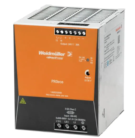 Bộ nguồn Weidmuller pro eco3 480W 24V 20A