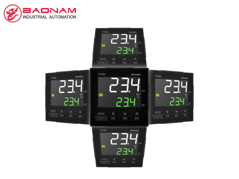 Đồng hồ nhiệt độ Autonics TX Series loại PID, màn hình LCD