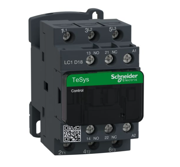 Contactor Schneider LC1D18BD 18A 1NO+1NC 7.5kW 24VDC