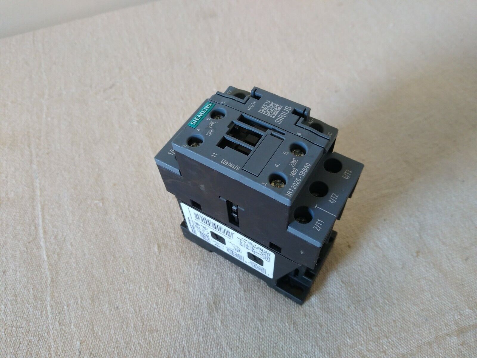 Contactor Siemens 3RT2026-1BB40