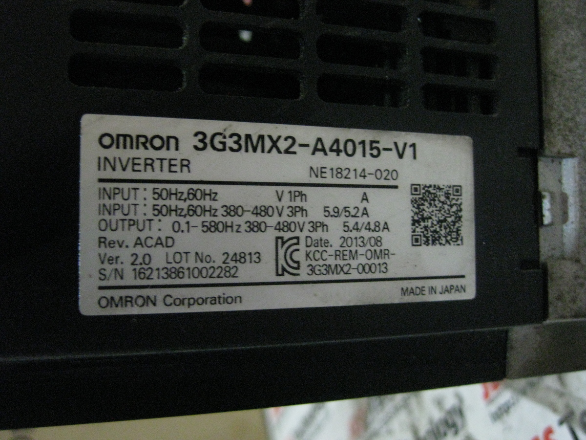 Biến tần Omron 3G3MX2‐A4015‐V1